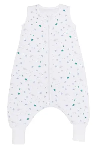 Fillikid Schlafsack mit Füßen Exclusiv | Babyschlafsack Sommer 0.5 TOG - Babyschlafsäcke: Der 0.5 TOG Schlafsack aus 100% Baumwolle bietet optimale Atmungsaktivität und Bewegungsfreiheit für aktive Kleinkinder – ideal für warme Nächte!