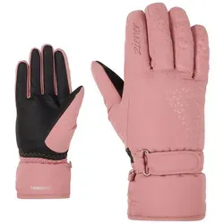 ZIENER KISAR AS(R) Damen Skihandschuhe, Gr. 7, rosa in pink von ZIENER