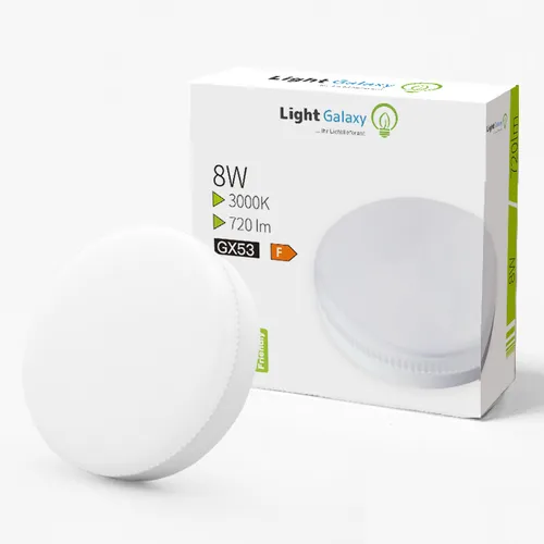 X LED GX53 Leuchtmittel Warmweiß 3000K 8W 230V 10