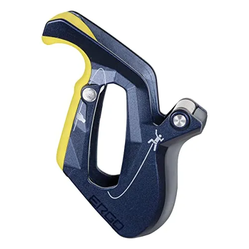 Salewa Ergo-Sicherungssystem, Schwarz - Ergonomisches Sicherungsgerät für Sportklettern, mit Blockierfunktion für sicheres Sichern im Vorstieg. Ideal für drinnen und draußen, leicht und benutzerfreundlich.