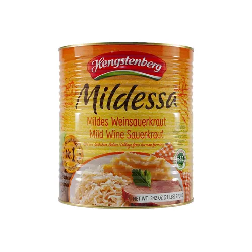 Hengstenberg Mildessa Weinsauerkraut vegan in der Dose 9700g