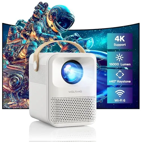 WOLFANG Mini Beamer 4K