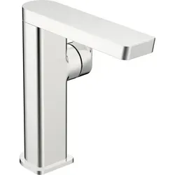 Hansa HANSASTELA Waschtisch-Einhand-Einlochbatterie - Waschtischarmaturen mit seitenbedientem Einhebelmischer, schwenkbarem Auslauf und eleganter Chrom-Oberfläche für modernes Badezimmerdesign.