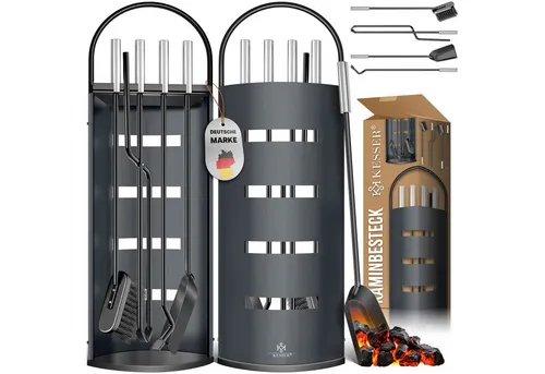 KESSER Kamingarnitur 5-teiliges Kaminbesteck Set von Kesser