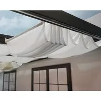 Palram-Canopia Seilspannmarkise - Optimaler Sonnenschutz für Terrassen - Markise für Terrassenüberdachung, bietet effektiven Schutz vor Sonne und erhöht den Komfort im Freien.