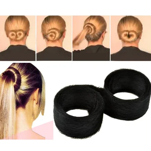 Haar Frisurenhilfe Knotenrolle Dutt Haarknoten Haarstyler Topsy Tail Hair Bun