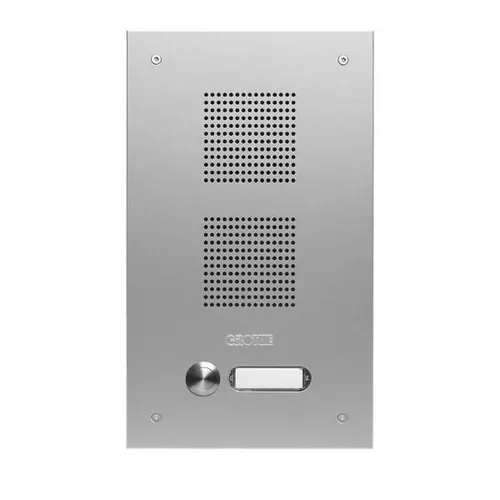 Grothe TS 787 1-1 Türsprechanlage Außeneinheit Silber