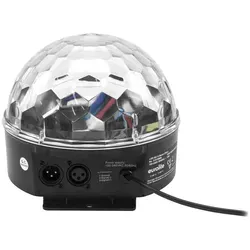 eurolite LED BC-6 - DMX Strahleneffekt mit 6x 1W RRGBAW, beeindruckende Spiegelkugeleffekte und Musiksteuerung für aufregende Lichtshows