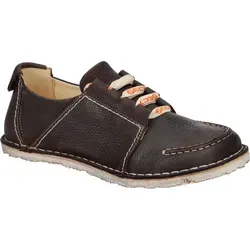 Eject 9405/1.025 Schnürschuh - Halbschuhe aus dunkelbraunem Nubukleder mit herausnehmbarer Innensohle für individuellen Komfort, ideal für den sportlichen Alltag.