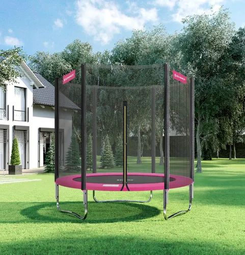 Gartentrampolin Ø183 cm mit Sicherheitsnetz für Kinder