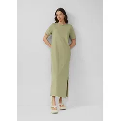 QS Maxikleid Kleid Langes Jerseykleid aus Baumwolle grün M (38)