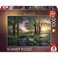 Terry Redlin: Morgenzauber am Teich, Puzzle 1000 Teile