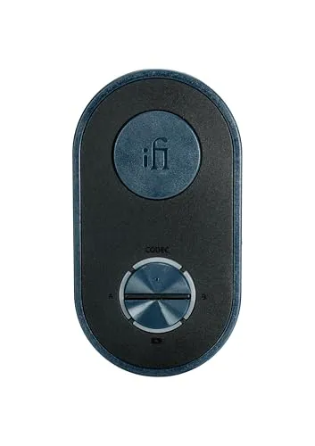 iFi UP Travel – Tragbarer Hi-FI Bluetooth 5.2 Sender und Empfänger – Unterstützt Dual-Kopfhörer-Kopplung – 3,5 mm AUX Wireless Audio-Transmitter für den Einsatz in Autos, Flugzeugen oder auf Reisen