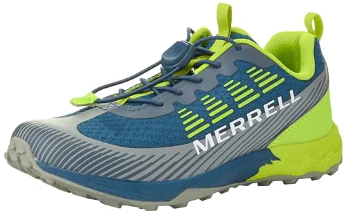 Merrell Agility Peak Sneaker, Navy Hi Viz, 43 EU - Laufschuhe mit hervorragendem Halt und Polsterung, ideal für sportliche Wanderer. Leichte EVA-Zwischensohle und Quantum Grip Außensohle für optimale Traktion auf jedem Gelände.
