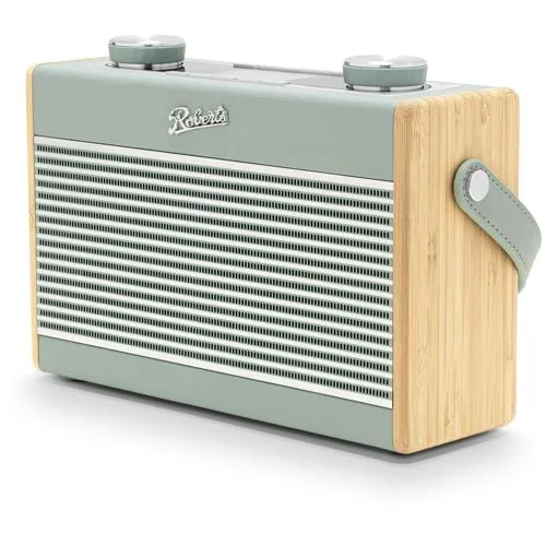 Roberts Radio Rambler Max Blau – DAB+, FM & Internetradio - Vielseitiges Radio mit DAB+, FM und Internetradio. Integrierte Spotify- und Deezer-Funktion für einfachen Zugriff auf deine Playlists. Anpassbarer Equalizer für individuellen Klanggenuss und Bluetooth-Konnektivität für kabelloses Streaming.