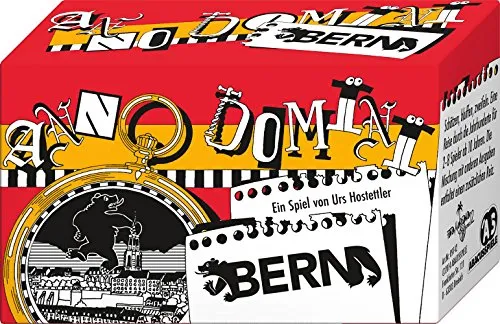 ABACUSSPIELE 09142 - Anno Domini - Bern, Kartenspiel - schätzen - bluffen - zweifeln, Yellow