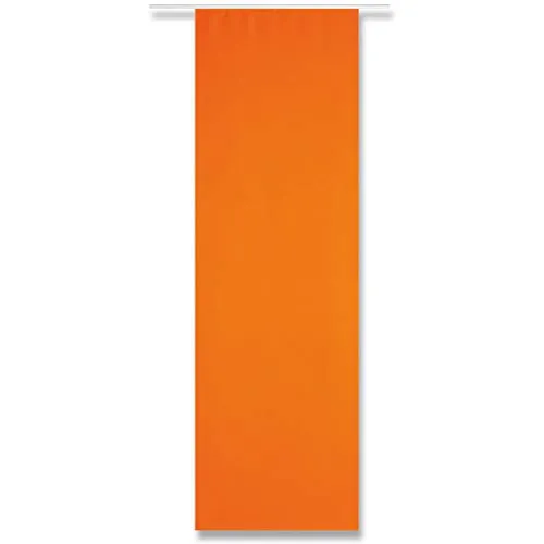 Arsvita Flächenvorhang Blickdicht - Schiebegardine in BxL 60x245cm (Orange) - ohne Flächenvorhangtechnik - Gardine, Vorhang mit Klettband