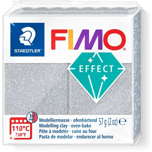 Fimo Mod.masse Effect 57g silber glitter retail