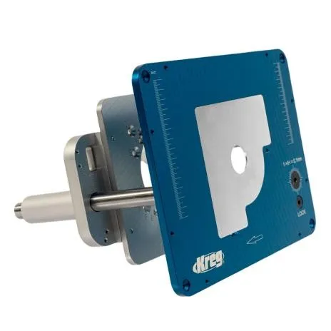 Kreg Präzisions Fräslift RL2.0K - Multifunktionswerkzeuge mit präziser Höhenfeinjustierung auf 1/10mm für exakte Fräsergebnisse und hochwertige Verarbeitung aus Aluminium und Stahl.