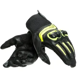 Dainese Mig 3 Unisex Motorradhandschuhe XL, schwarz-gelb in gelb von Dainese
