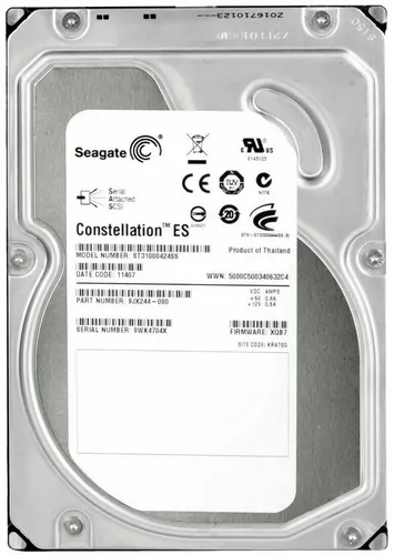 FESTPLATTE SEAGATE CONSTELLATION ES 1TB ST31000424SS 7200U/min 128MB SAS-2 3.5
