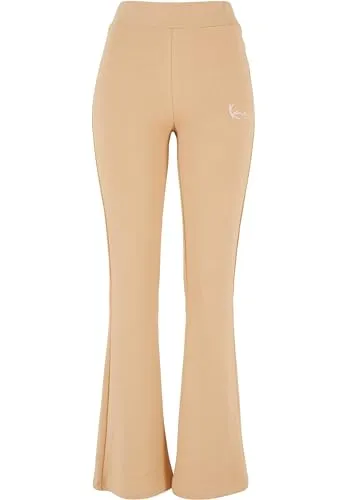 Karl Kani Damen KW231-032-2 KK Small Signature Flared Leggings flaresand, XL