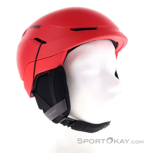 Atomic Revent JR Skihelm Kinder rot - 48-52cm - Skihelme & Snowboardhelme, sicherer Schutz durch Holo Core Technologie und individuelles 360° Fit System für optimalen Tragekomfort und Sicherheit auf der Piste.