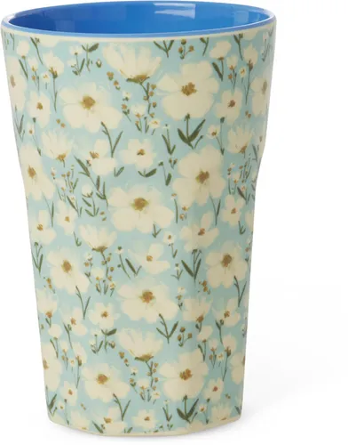 Rice by Rice Melamine Cup With Summer Bloom Print Tall 400 Ml