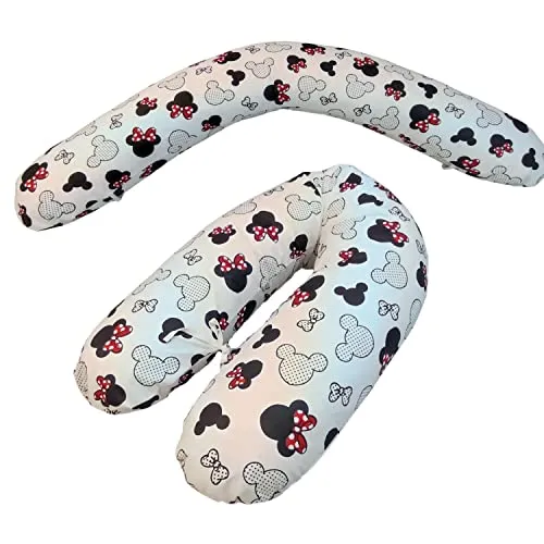 Emi&Sam Stillkissen 170cm Bezug Füllung FillBall EPS Lagerungkissen Stillkissenbezug ((nur Bezug) 24. Maus)