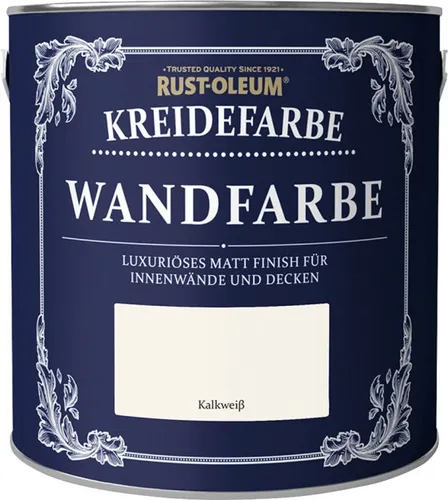 Produktbild Rust Oleum Kreidefarbe Wandfarbe 2,5 Ltr. Kalkweiß