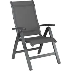 Kettler Altura Multipositionssessel Aluminium/Anthrazit - Anthrazit