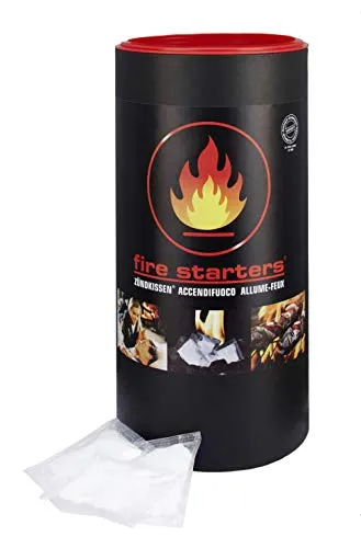 starters 100 STK.Grillanzünder, Anzünder, Zündkissen, Kamin- und Ofenanzünder