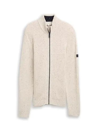 Produktbild TOM TAILOR Herren Strickjacke in Melange-Optik