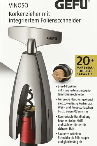Gefu Korkenzieher in silber von GEFU