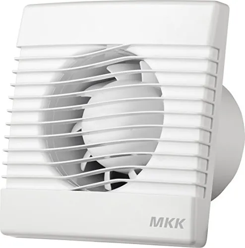 MKK Lüfter Raum innen Ventilator Kleinraum WC Bad Küche 120mm 12 cm mit Timer Zeitschalter AirRoxy pRim