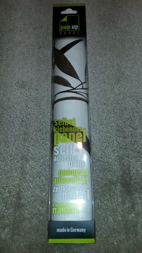 A.S. Création Selbstklebende pop.up Panel (2,5 x 0,35) 1 x 94273-2  Blätter Weiß