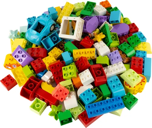 Produktbild LEGO® DUPLO® Riesen Paket Steine Bunt Gemischt 1 KG – Kreatives Bauen
