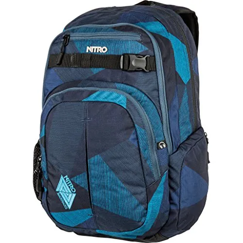 Nitro Snowboards 2018 Rucksack, 51 cm, 35 liters, Blau (Fragments Azul) - Tagesrucksäcke mit versteckter, gepolsterter 17