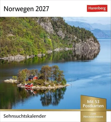Norwegen Sehnsuchtskalender 2027 von Harenberg