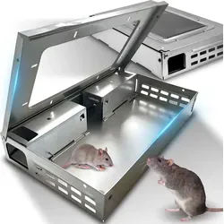 Retoo Lebendfalle für Mäuse und Ratten – Wiederverwendbare Kastenfalle