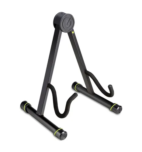 Gravity SOLO-G Electric - Stabiles Gitarrenständer Gestell, mit weicher Korpusstütze und zwei Aufstellwinkeln, flach zusammenklappbar