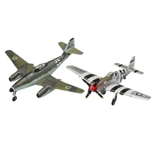 Revell 03711 Combat Set Messerschmitt Me262 & P-51B Mustang Maßstab: 1:72