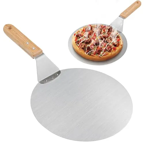 ANKA Pizzaschieber, 10-Zoll-Pizzakruste für Pizza, Kuchen, Brot, Torten