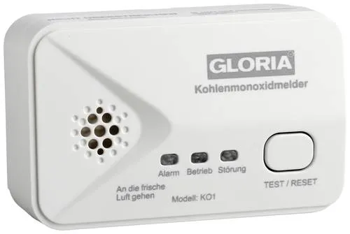 Gloria CO-Melder KO1 mit 10 Jahren Sensor von GLORIA