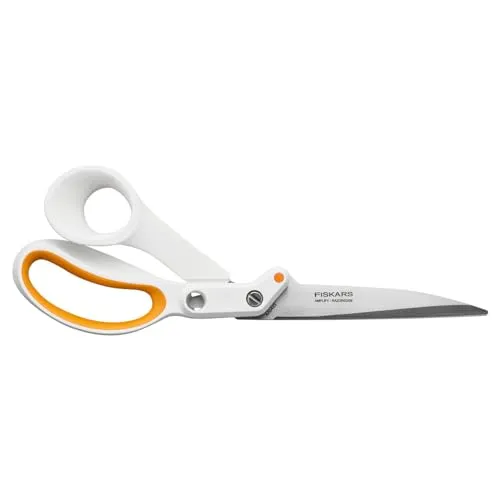Fiskars Amplify RazorEdge Schneiderschere - 25 cm, für Rechtshänder*innen, perfekte Schnitte bei dicken Stoffen dank Amplify-Technologie und ergonomischem Griff