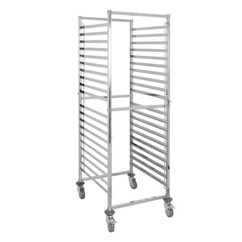 GastroHero Regalwagen ECO 20 GN 2/1 - Sonstige Gastronomieartikel, ideal für die professionelle Küche mit Platz für 20 GN 2/1 Behälter und einer Tragfähigkeit von 30 kg pro Etage.