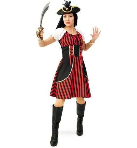 Faschingskostüm Piratenlady Größe 42 - Entdecken Sie das Faschingskostüm Piratenlady in Größe 42. Mit hochwertigem Material und detaillierten Verzierungen ist es ideal für eine unvergessliche Karnevalsparty.