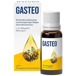 Gasteo 20 ML: Pflanzliches Arzneimittel gegen Verdauungsbeschwerden - Arzneimittel zur Linderung von Völlegefühl und Blähungen, ideal für Erwachsene. Traditionelle Rezeptur mit Gänsefingerkraut und Kamille, wirkt sanft und effektiv.