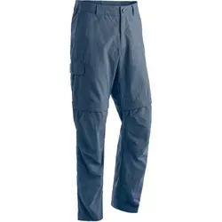 Maier Sports Trave Zip-Off-Hose Gr 52 - Regular blau - Wanderhose mit abnehmbaren Beinen, perfekt für wechselnde Wetterbedingungen. Farbe: Blau; Gr: 52 - Regular; ideal für Outdoor-Aktivitäten.