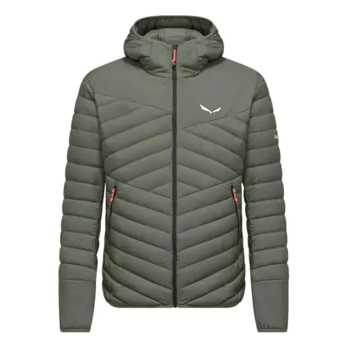 Salewa Brenta Rds Dwn Herren Daunenjacke - Faded Green 50-L - Leichte Daunenjacke für Herren, windbeständig und wasserabweisend, ideal für Outdoor-Aktivitäten. Kompakt verstaubar und mit RDS-zertifizierten Daunen für hervorragende Wärmeisolierung.